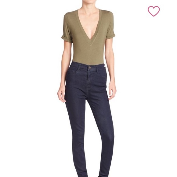 Free People Me Oh My Deep V Neck Bodysuit - Picture 3 of 6